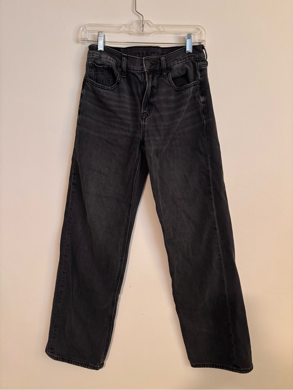 American Eagle Outfitters Black Straight-Leg Men's Jeans